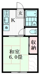 美倉ハイツⅡの物件間取画像